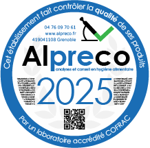 Logo de la certification Alpreco de Copains comme Cochons